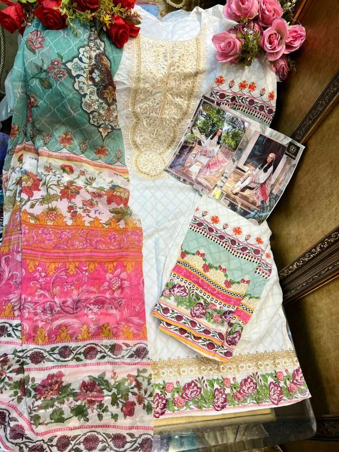 Ziaaz Designs M Print Eid 1 Fancy Festive Wear Designer Pakistani Salwar Kameez Collection